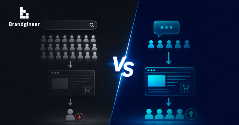 ai traffic vs organic traffic